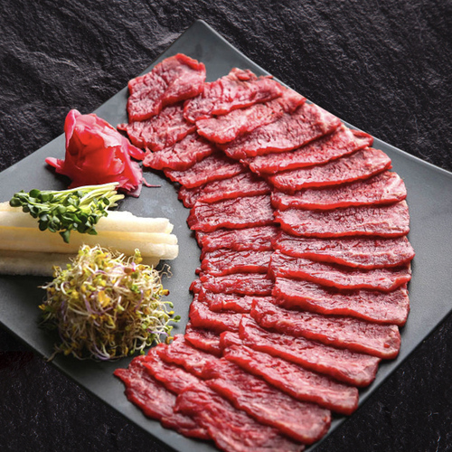 한우 투뿔 육사시미 200g (100g당 6,000원) - 바로배달만 가능