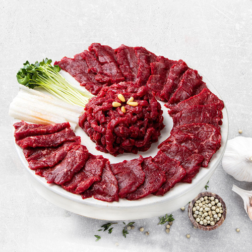한우 투뿔 육회 200g (100g당 6,000원) - 바로배달만 가능