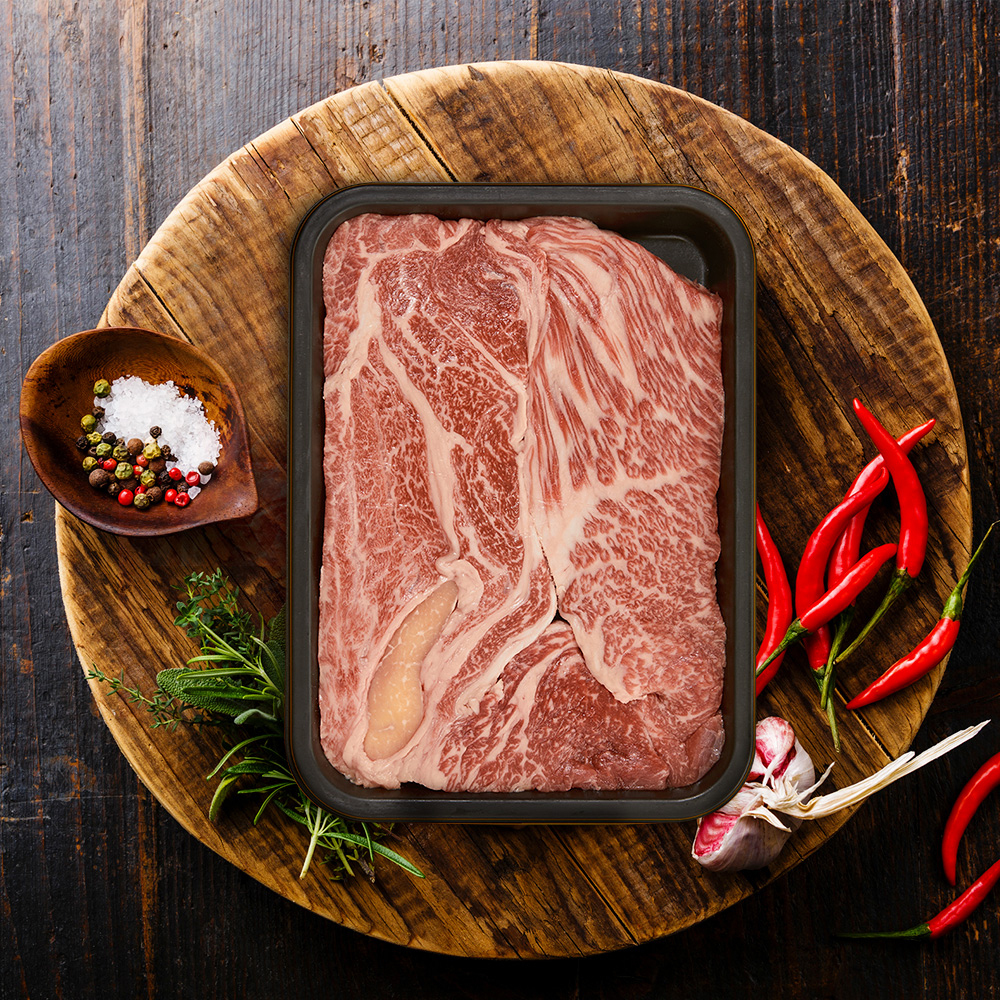 한우 투뿔 꽃등심 250g (100g당 15,450원)